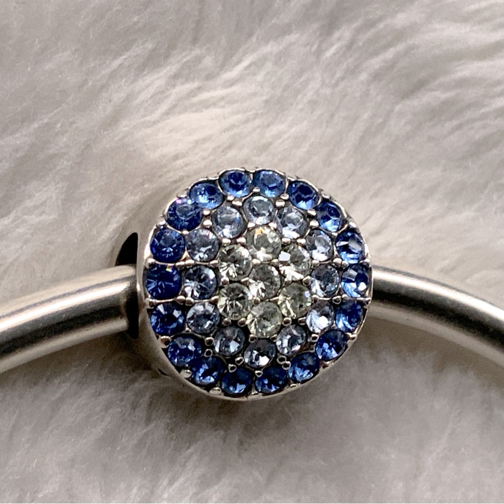Chamilia Sterling & Swarovski Blue Sparkle Charm